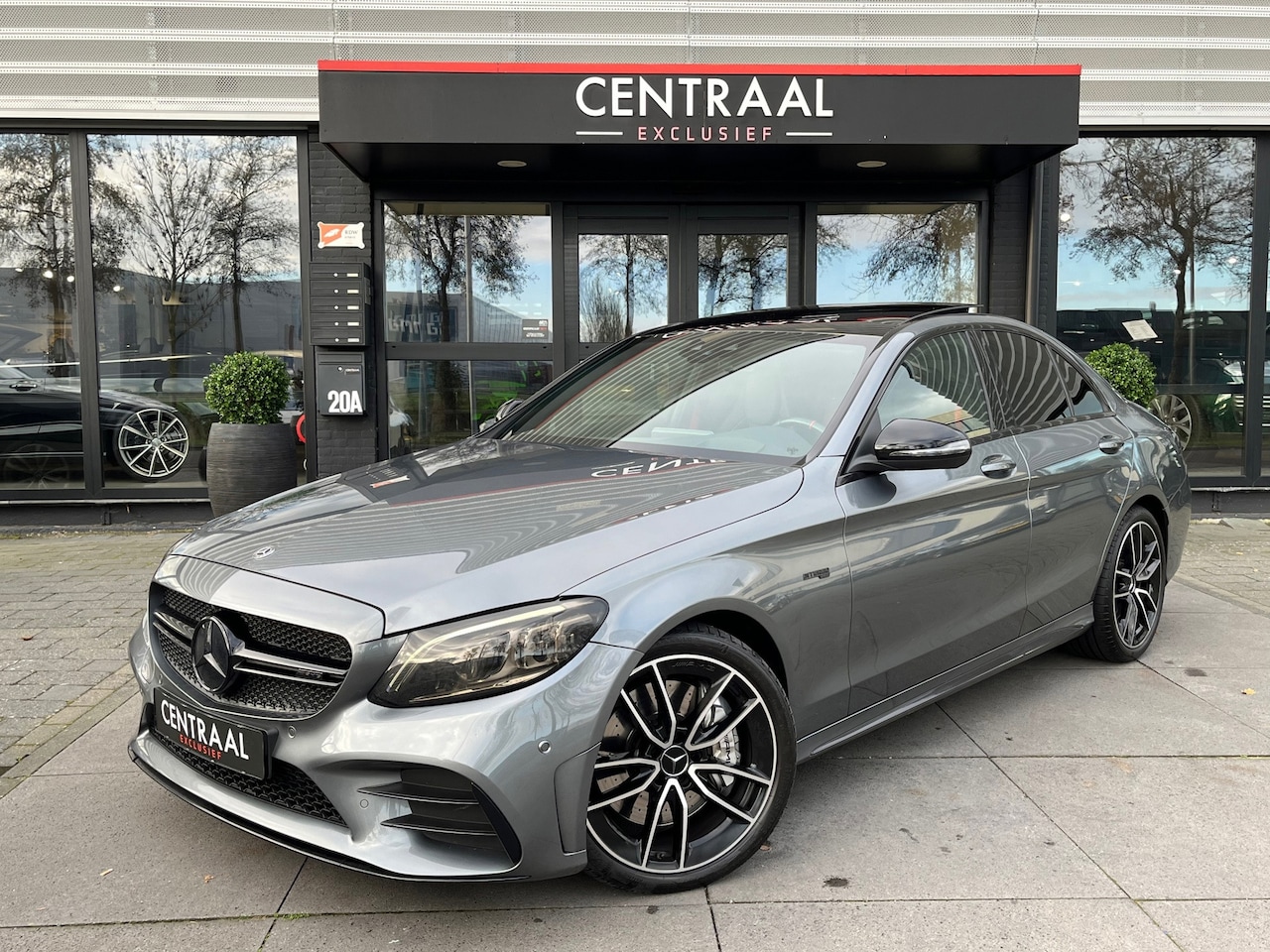 Mercedes-Benz C-klasse - 43 AMG 4MATIC 390PK|Pano|Burmester|Camera|HUD|ACC|Schaalstoelen - AutoWereld.nl
