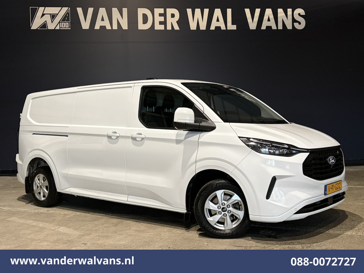 Ford Transit Custom - 2.0 TDCI 136pk L2H1 Euro6 Airco | Camera | LED | Apple Carplay | Cruisecontrol | 2500kg Tr - AutoWereld.nl