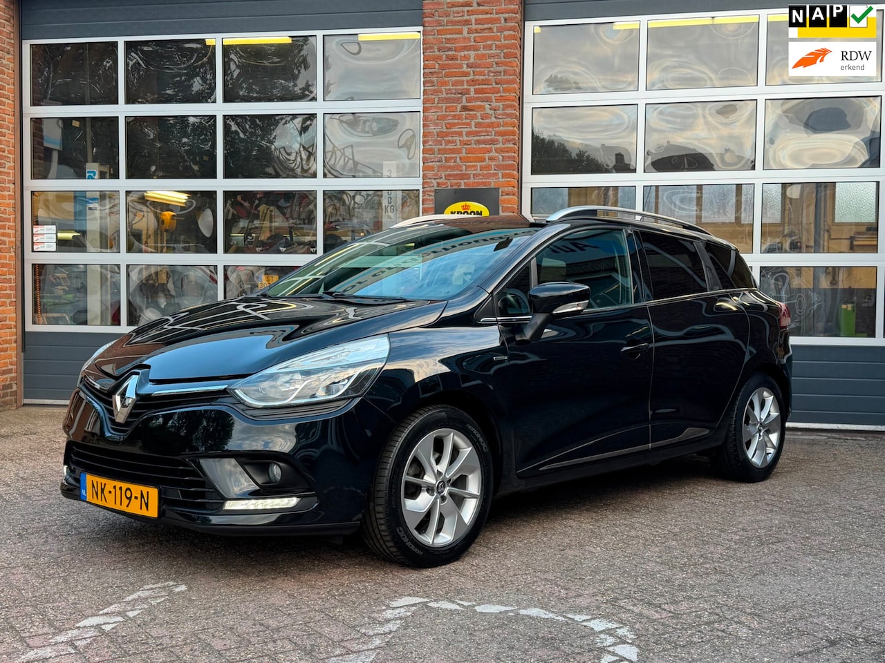 Renault Clio Estate - 0.9 TCe Limited 0.9 TCe Limited, navi, cruise, nieuwe distributie, trekhaak, PDC - AutoWereld.nl
