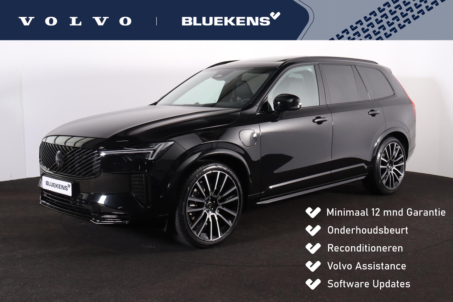 Volvo XC90 - T8 Recharge AWD Ultra Black Ed. Exec. - Luchtvering - Panorama/schuifdak - IntelliSafe Ass - AutoWereld.nl