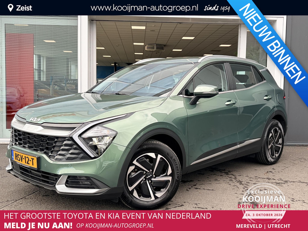 Kia Sportage - 1.6 T-GDi Hybrid DynamicLine | Adaptieve Cruise Control | Navigatie | Parkeersensoren V + - AutoWereld.nl