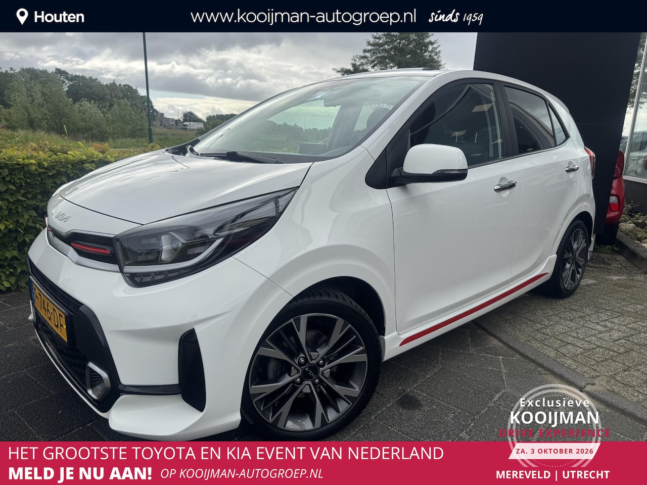 Kia Picanto - 1.0 T-GDi GT-Line 5p Eerste Eigenaar, Dealeronderhouden, 100PK, Schuif/Kanteldak, Stoel/St - AutoWereld.nl