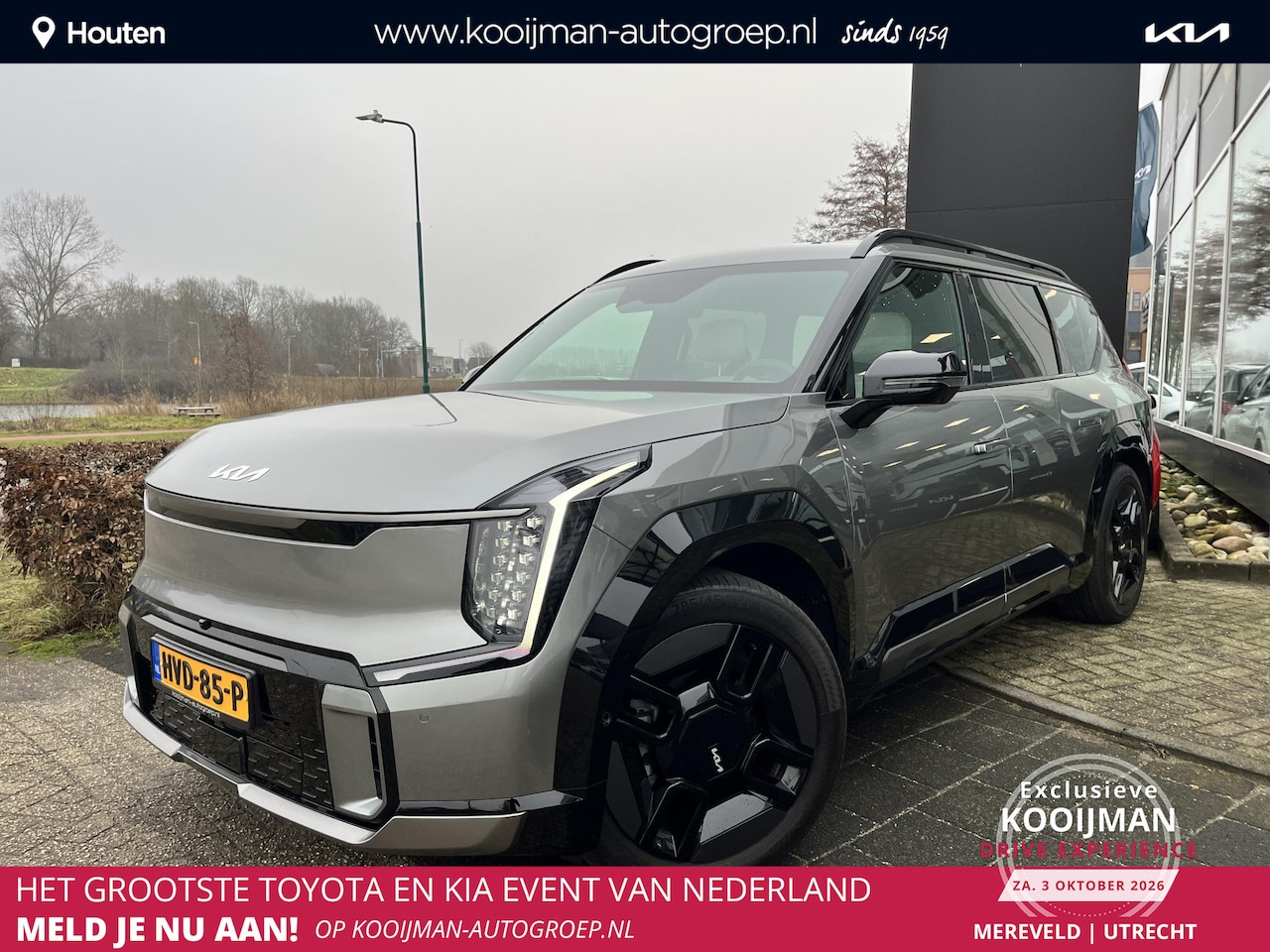 Kia EV9 - GT-Line AWD 99.8 kWh Demo Korting, Meest Complete Versie!, Schuif/Kanteldak, AWD, Massages - AutoWereld.nl