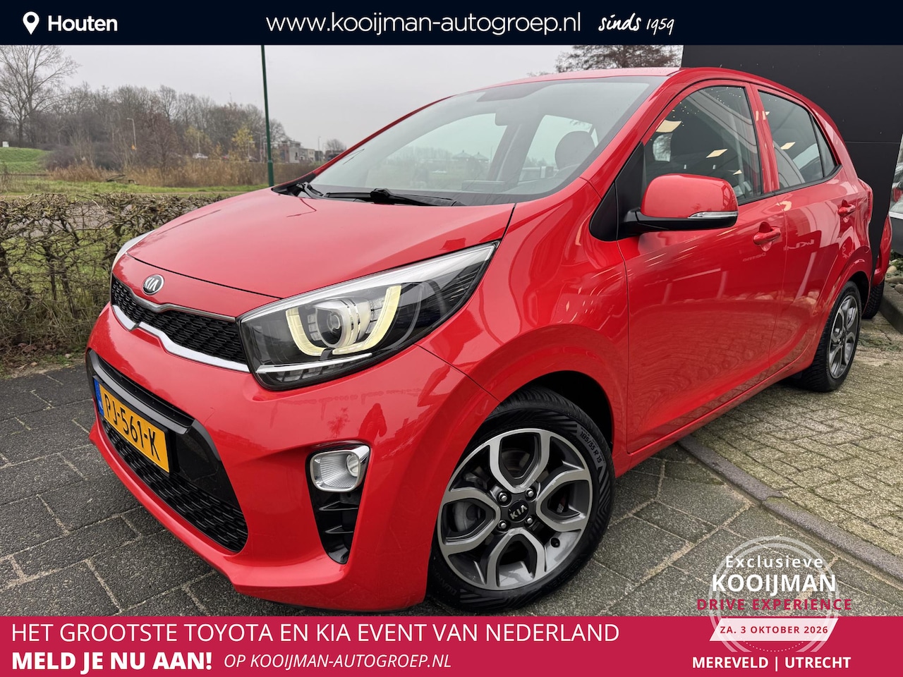 Kia Picanto - 1.0 CVVT First Edition Dealeronderhouden, Apple Carplay/Android Auto, Navigatie, Cruise Co - AutoWereld.nl