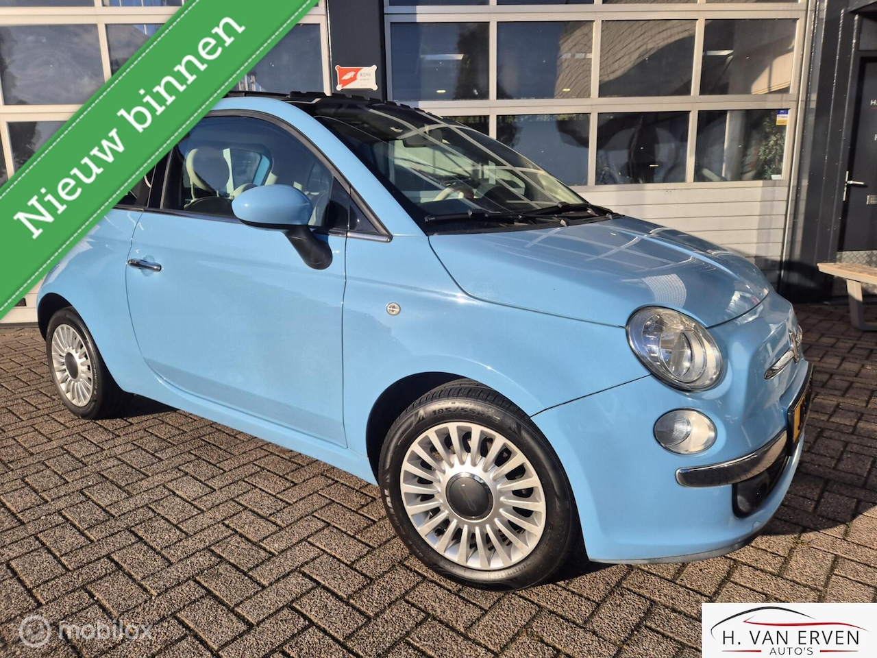 Fiat 500 - 0.9 Lounge SCHUIFKANTELDAK AIRCO - AutoWereld.nl