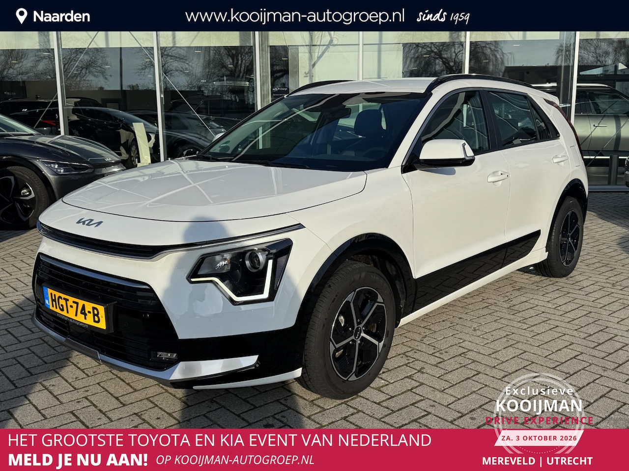 Kia Niro - 1.6 GDi Hybrid DynamicLine |LMV | navigatie Apple CarPlay/Android Auto|achteruitrij camer - AutoWereld.nl