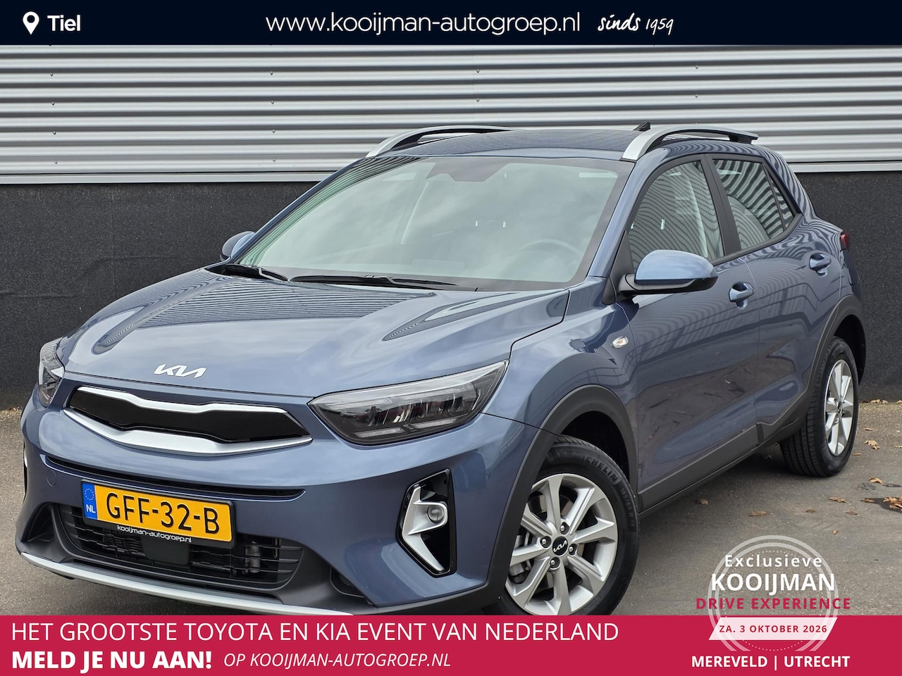Kia Stonic - 1.0 T-GDi MHEV DynamicLine Navigatie, Apple CarPlay/Android Auto, achteruitrij camera, cru - AutoWereld.nl