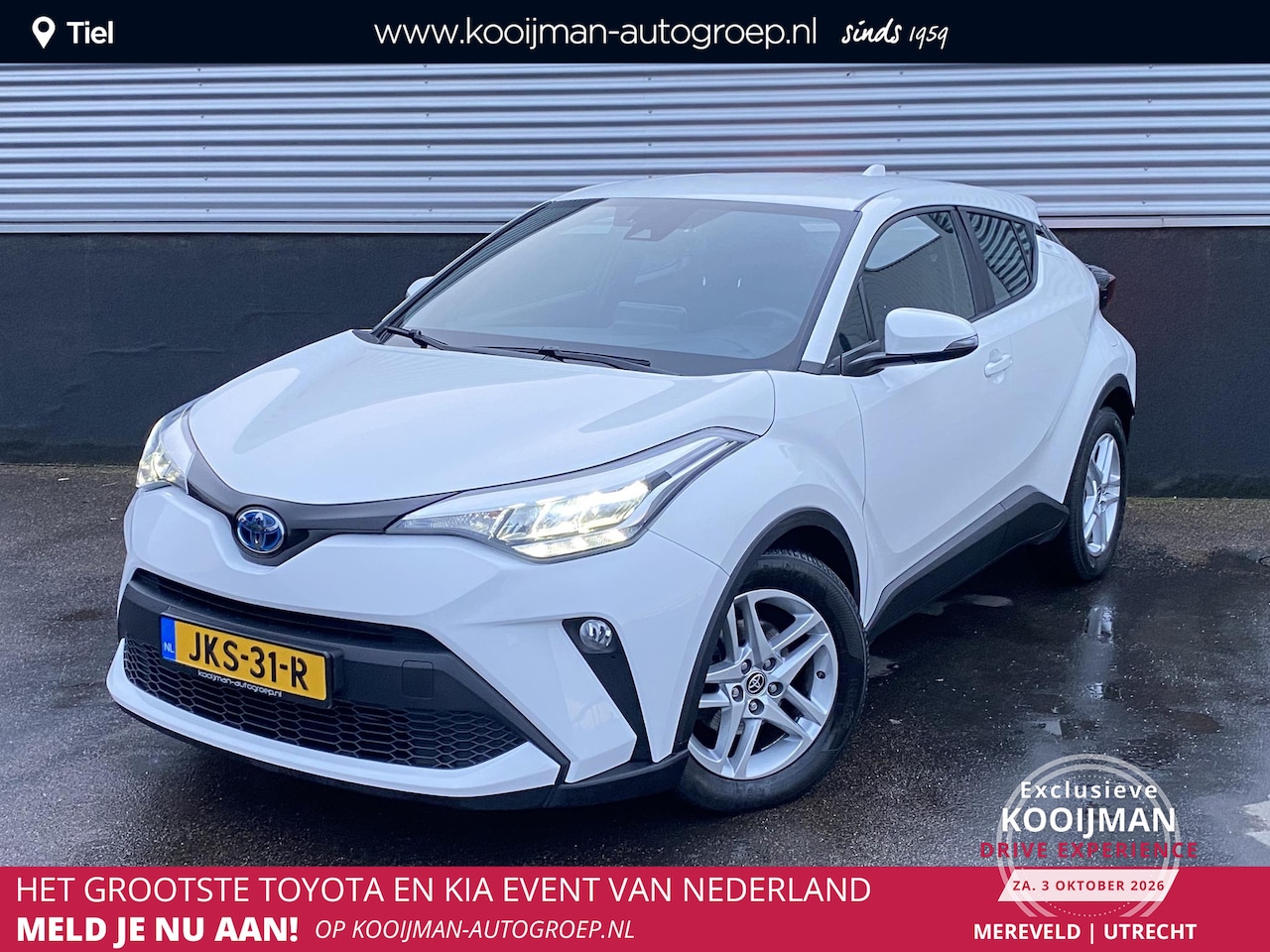 Toyota C-HR - 1.8 Hybrid Active Apple CarPlay/Android Auto Navigatie, achteruitrij camera, keyless, adap - AutoWereld.nl