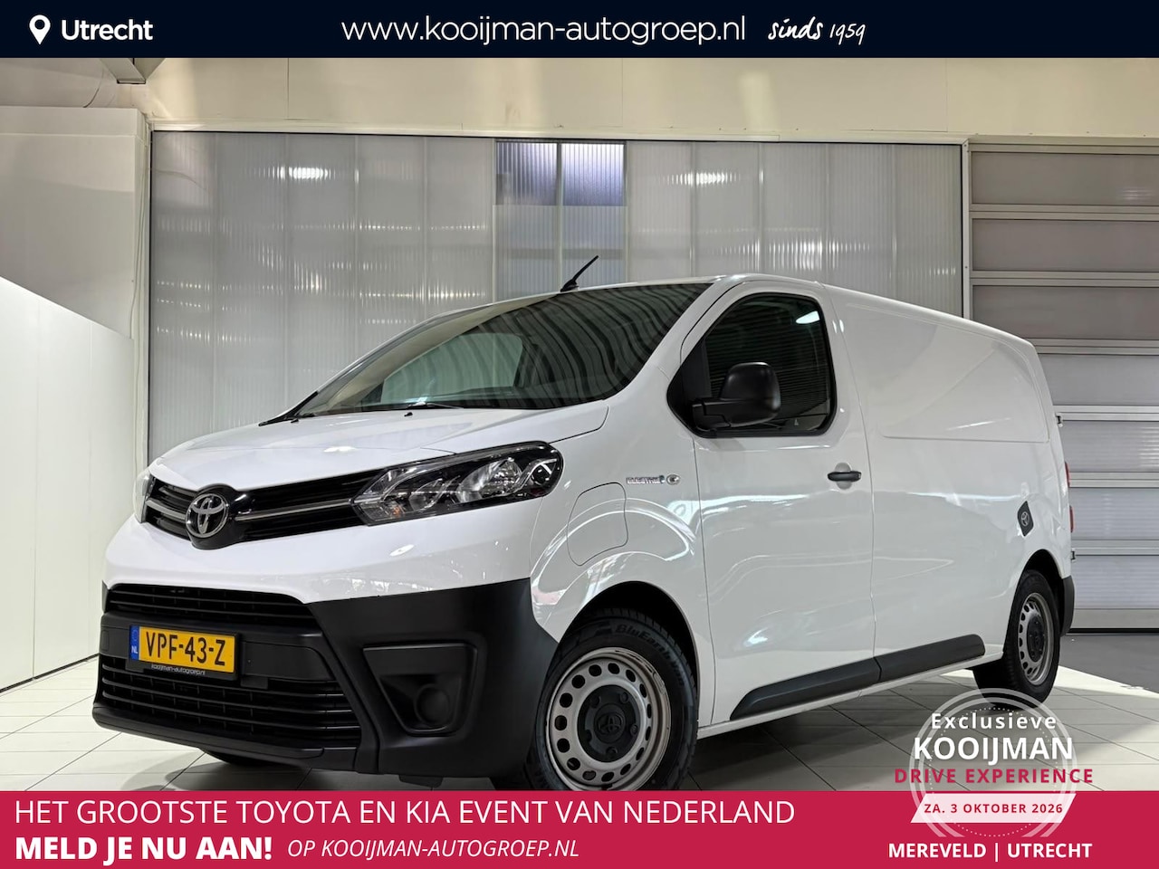 Toyota ProAce Electric Worker - Live Extra Range 75 kWh Houten laadvloer , Wandbekleding , Dealer onderhouden , navigatie, - AutoWereld.nl