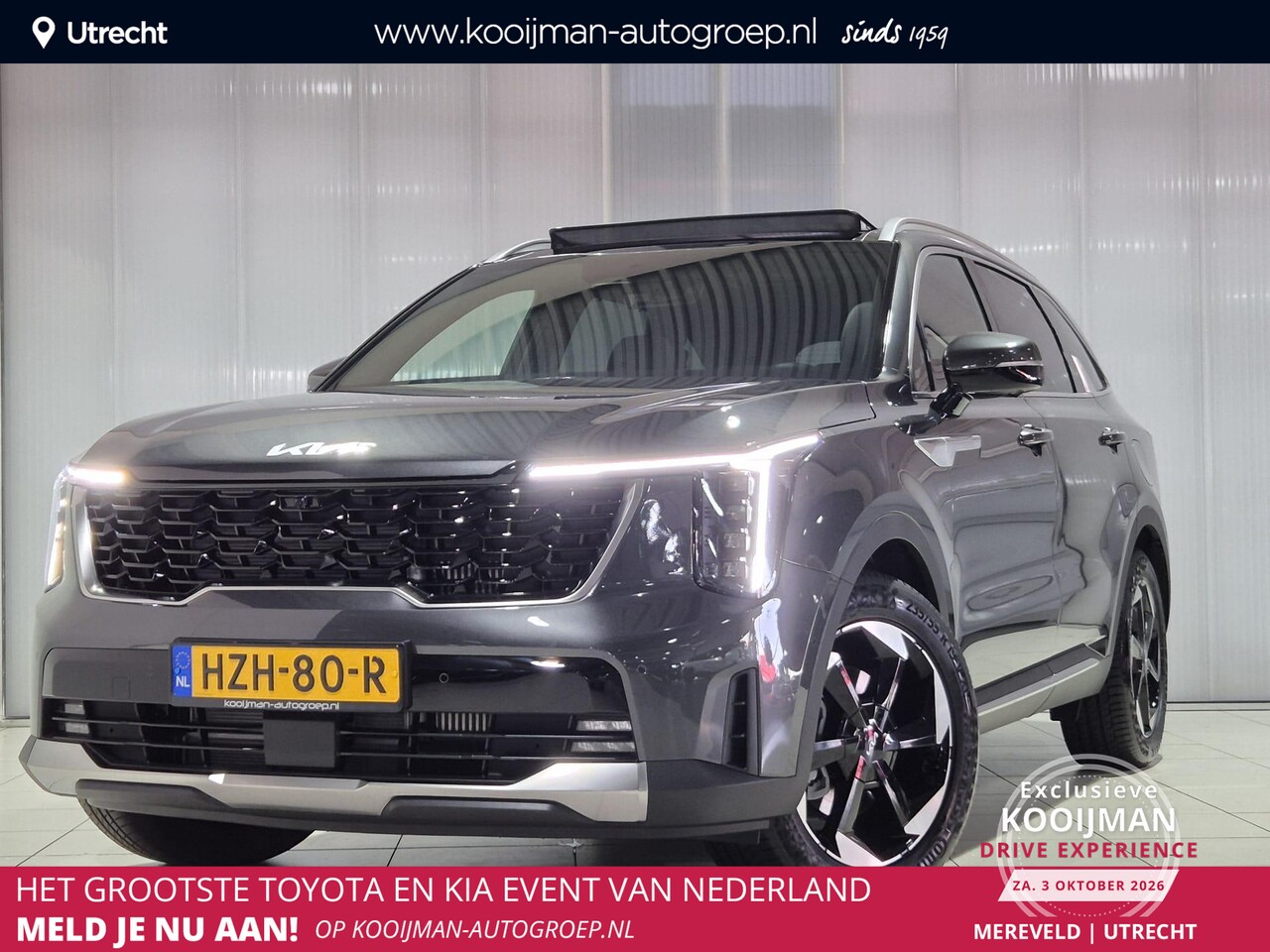 Kia Sorento - 1.6 T-GDi Plug-in Hybrid 4WD ExecutiveLine 7p Stoel en stuur verwarming, Stoel verkoeling, - AutoWereld.nl