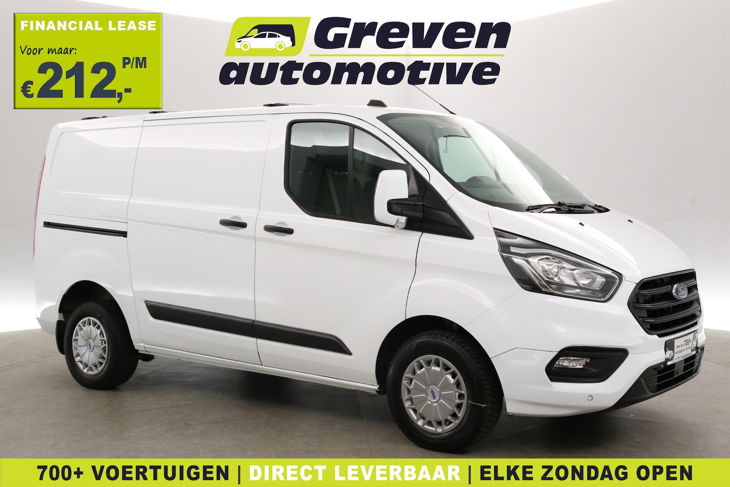 Ford Transit Custom - 2.0 TDCI L1H1 | Airco | Cruise | 3 Zits | Trekhaak | Parkeersens. | Stoelverwarming - AutoWereld.nl