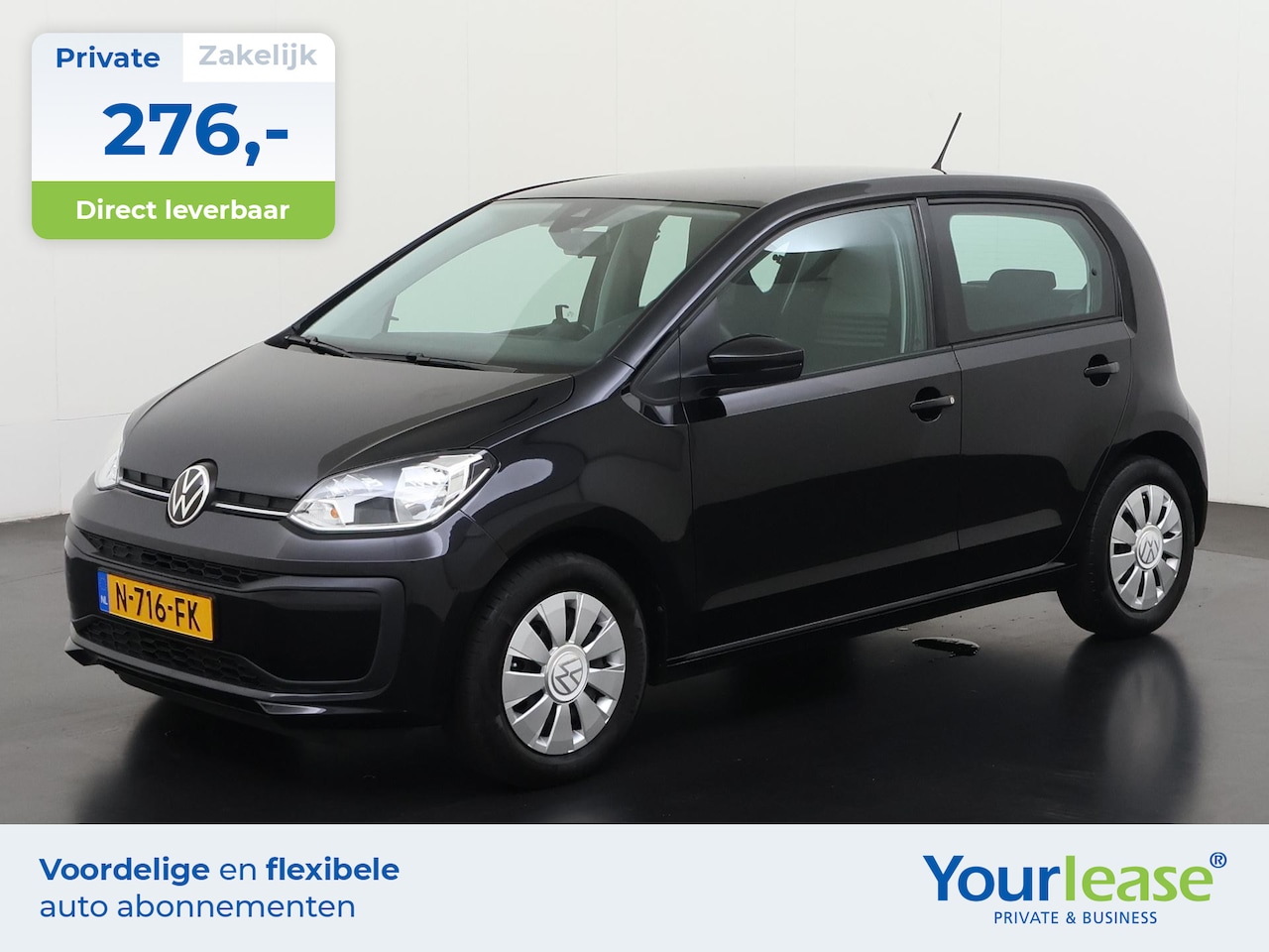 Volkswagen Up! - 1.0 | All-in 276,- Private Lease | Direct uit voorraad - AutoWereld.nl