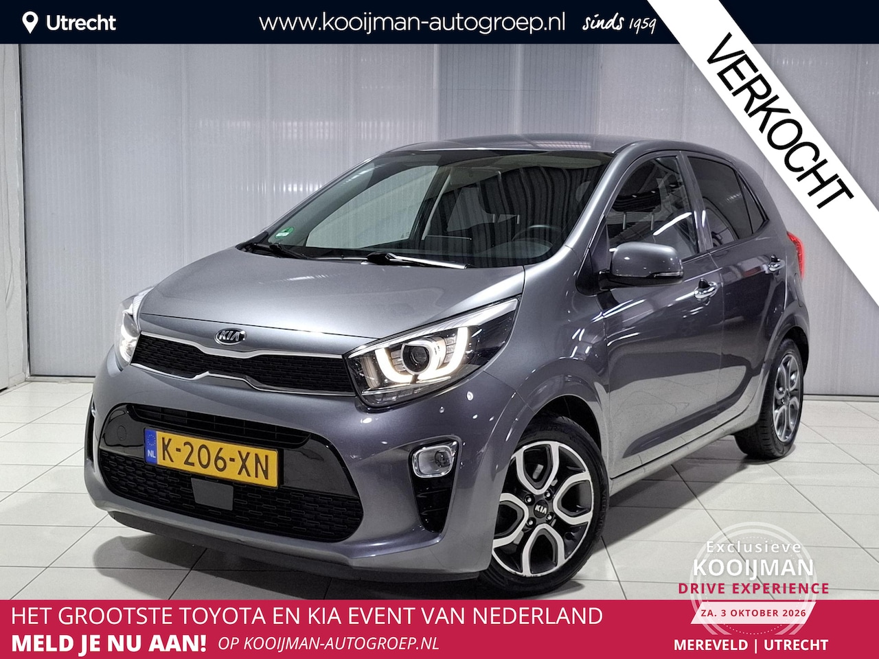 Kia Picanto - 1.0 DPi DynamicPlusLine Apple Carplay/Android Auto, Navigatie, Camera. - AutoWereld.nl