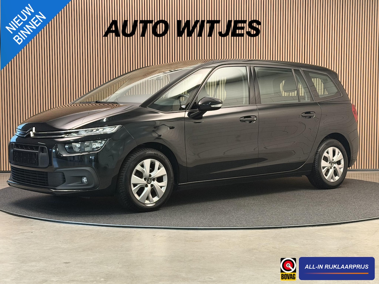 Citroën Grand C4 SpaceTourer - 1.2 PureTech 130PK Feel | Trekhaak | Carplay | Ecc Airco | Stoelverw. | 7 Zits | Incl. gar - AutoWereld.nl