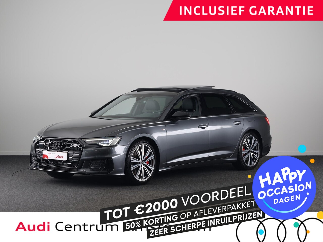 Audi A6 Avant - 55 TFSI e quattro Pro Line S Competition 367pk | Panoramadak | Wegklapbare trekhaak | B&O - AutoWereld.nl