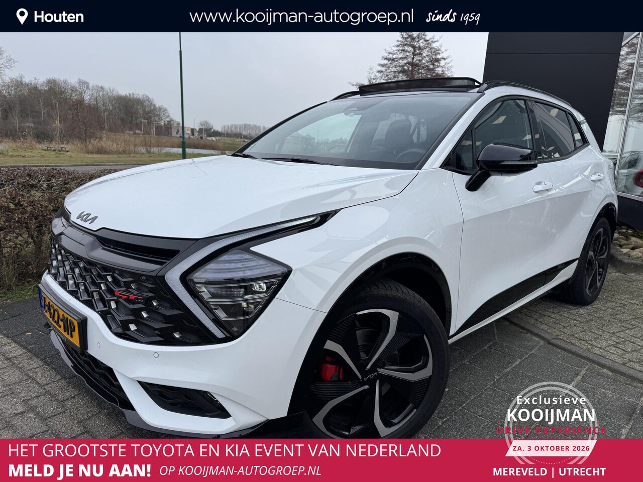 Kia Sportage - 1.6 T-GDi Plug-in Hybrid AWD GT-Line Unieke Velgen, Afneembare trekhaak, Zwart afgewerkt, - AutoWereld.nl