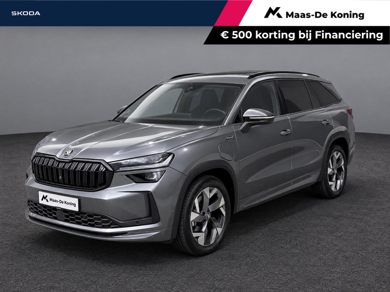 Skoda Kodiaq - 1.5 TSI 204pk PHEV Sportline Business · Wegklapbare Trekhaak · 360 Camera · Apple/Android - AutoWereld.nl