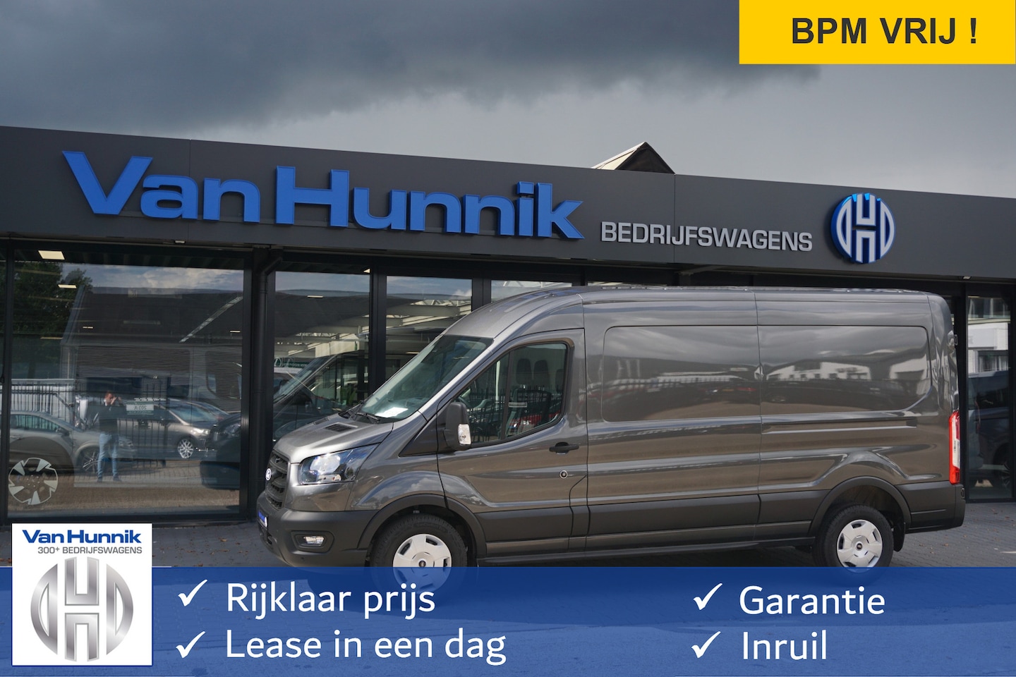 Ford Transit - 350L L3H2 Trend AUT8 130PK BPM VRIJ!! 12" Sync4 Apple CP/Cam, Laadruimte Pack! NR. 616 - AutoWereld.nl