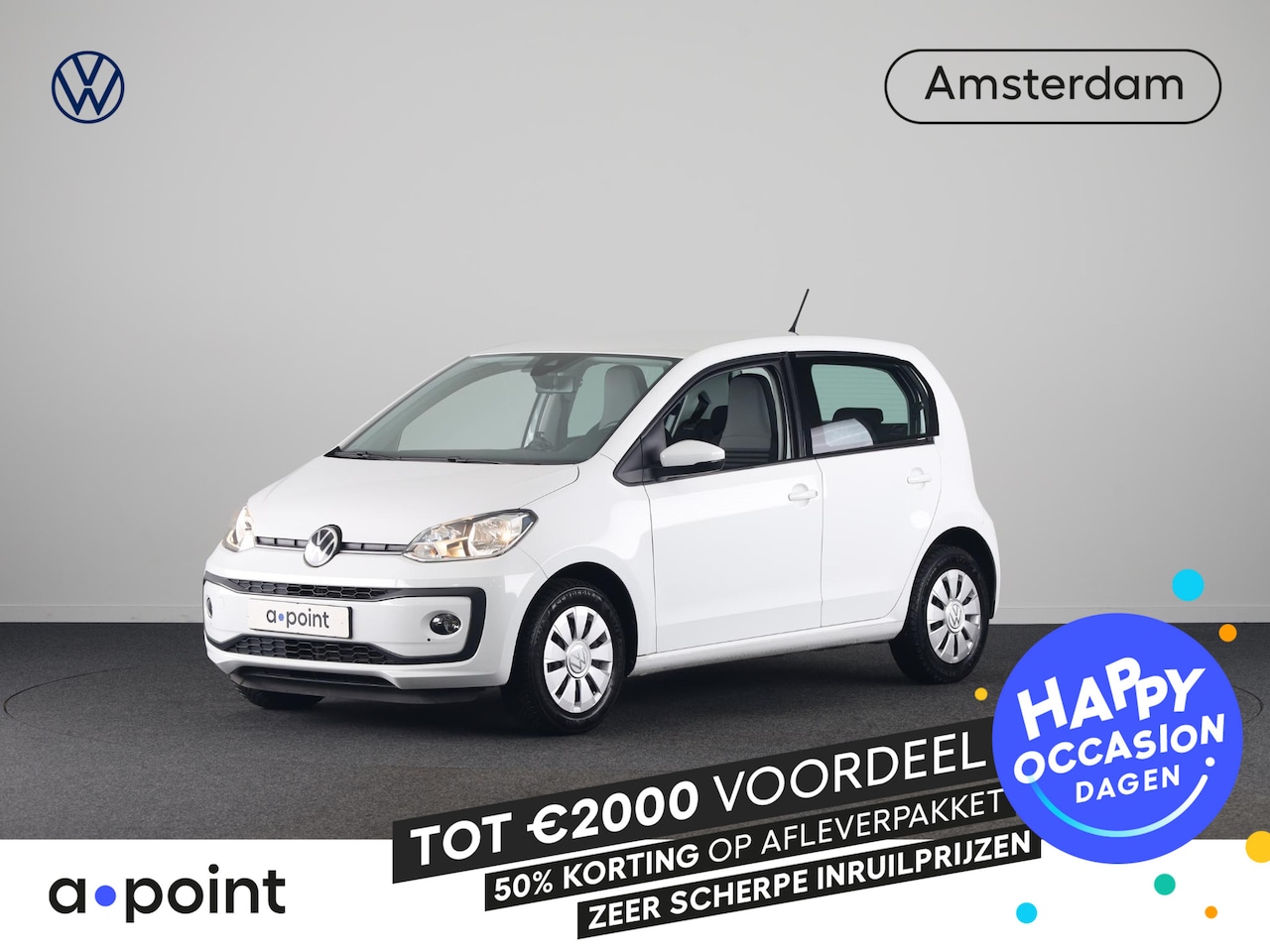 Volkswagen Up! - 1.0 Move Up! 65 pk | Navigatie via App | Parkeersensoren achter | Achteruitrijcamera | Cru - AutoWereld.nl
