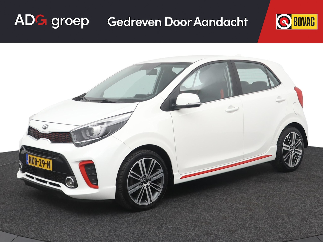 Kia Picanto - 1.0 MPi GT-Line | Parkeercamera | Airco | Leder | Stoel/stuurverwarming - AutoWereld.nl