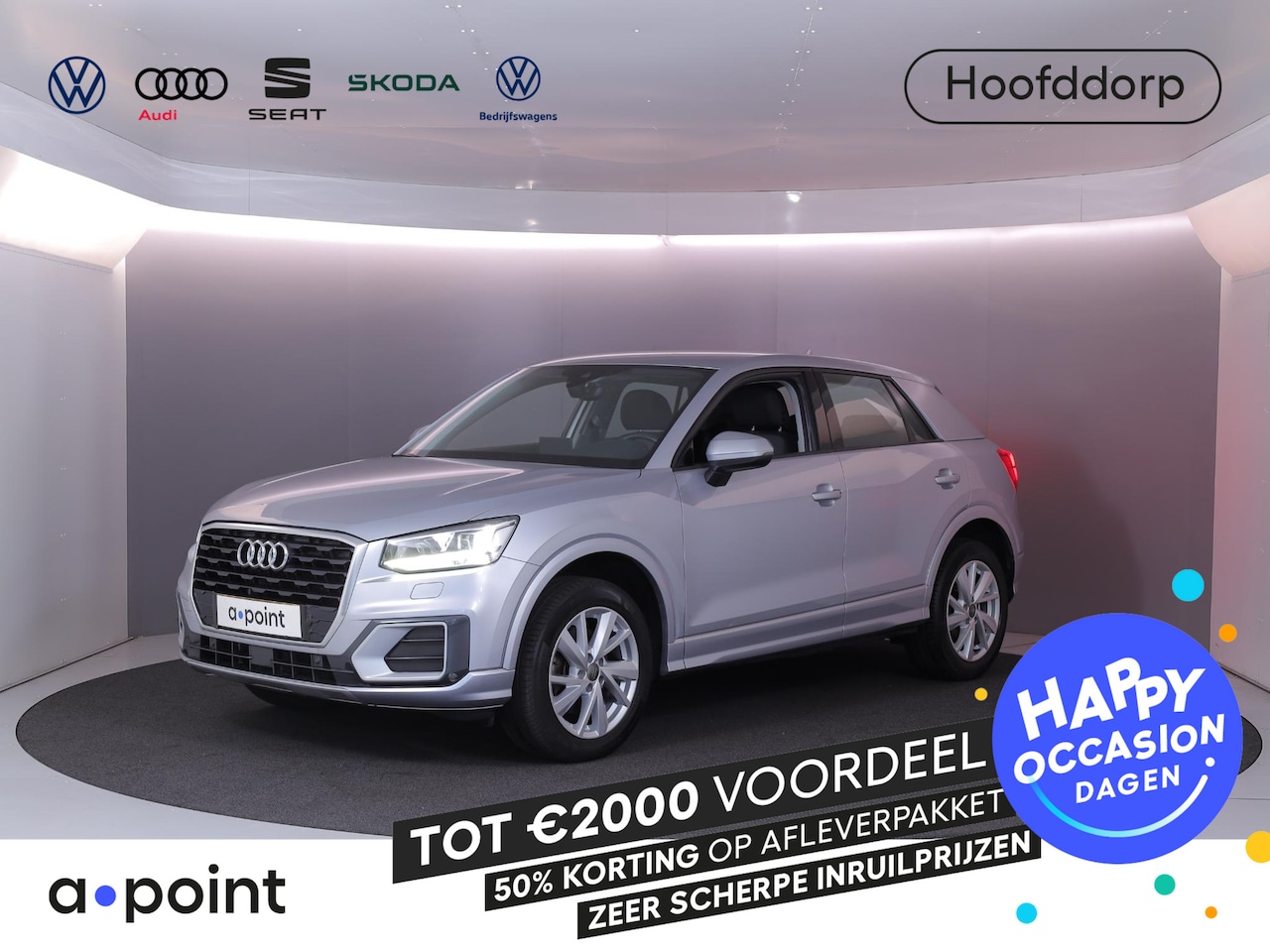 Audi Q2 - 1.4 TFSI CoD Design Pro Line Plus 150pk Aut.| 17'LM-velgen| Navi| - AutoWereld.nl