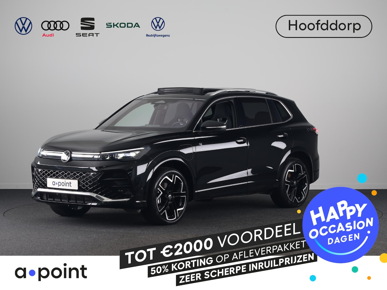 Volkswagen Tiguan - 1.5 eHybrid R-Line Edition 204 pk Automaat (DSG) | Verlengde garantie | Navigatie | Panora - AutoWereld.nl