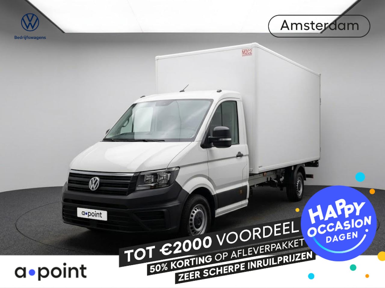Volkswagen Crafter - 35 2.0 TDI L4 CC 140PK | Laadbak met Laadklep | 433x211x210 | Bakwagen | - AutoWereld.nl