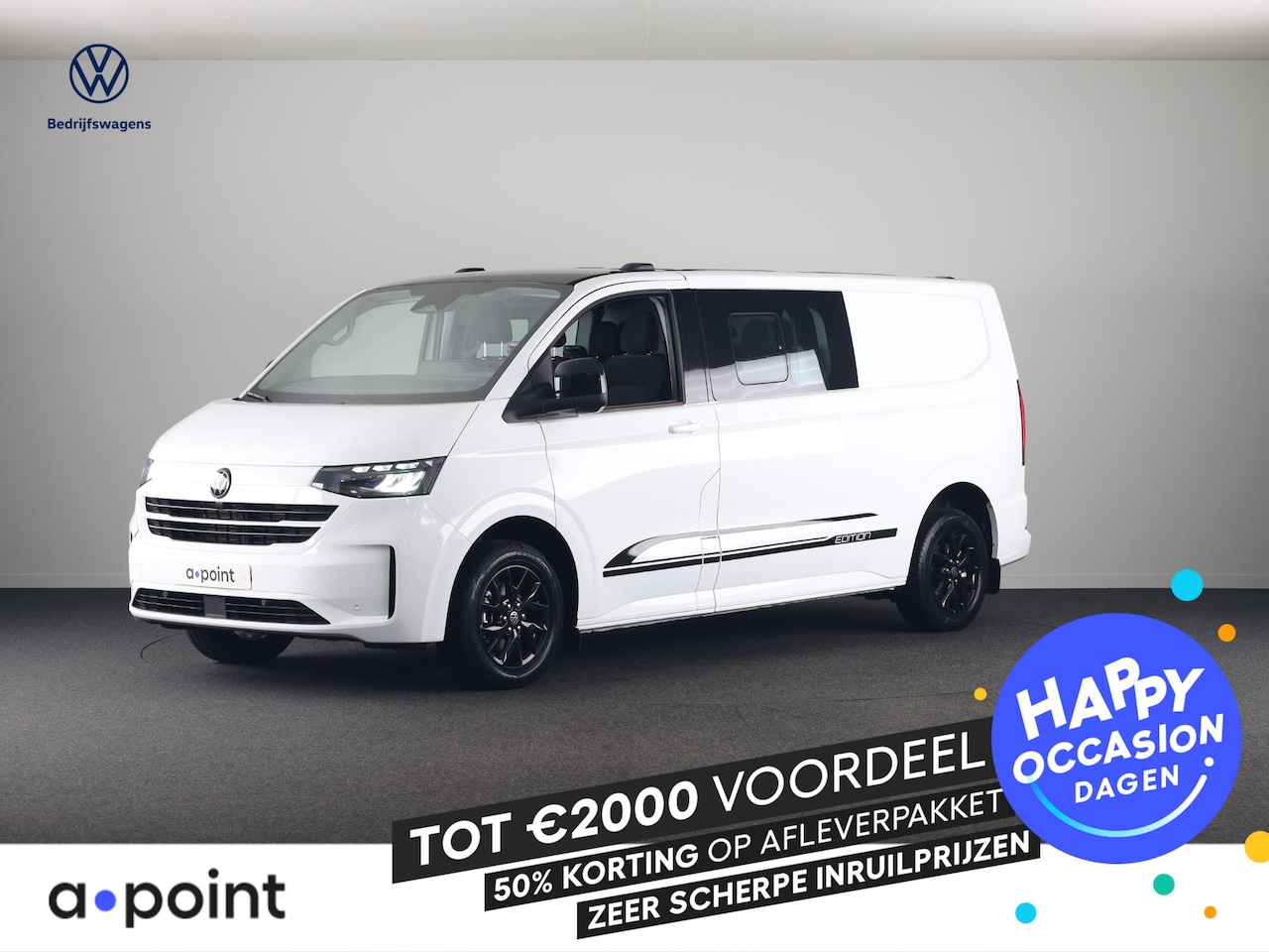 Volkswagen e-Transporter - e-Transporter 34 L2H1 Style 64 kWh DC 218 pk | Navigatie | Warmtepomp | Parkeersensoren | - AutoWereld.nl
