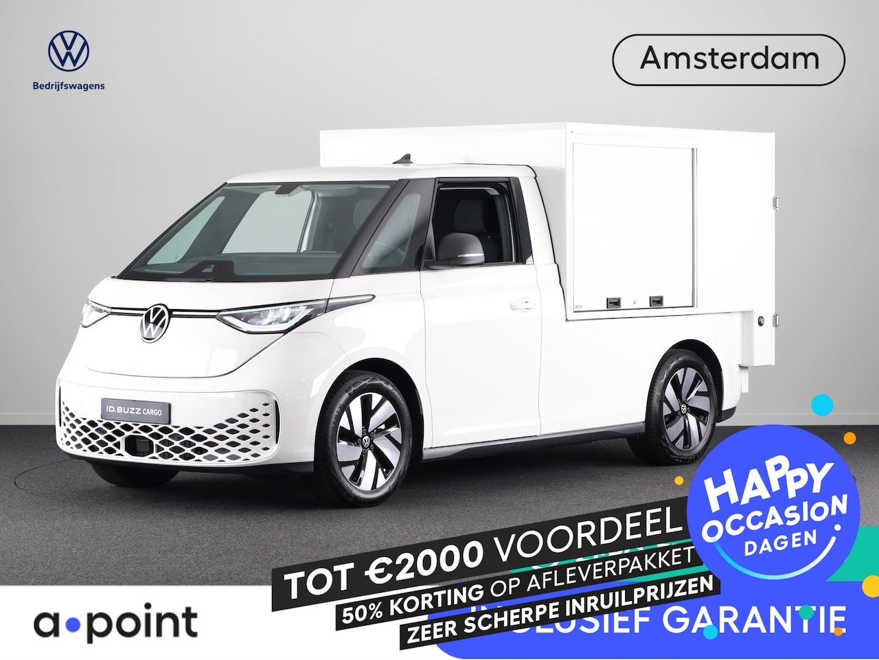 Volkswagen ID. Buzz Cargo - Bedrijfswagens Elektromotor 204 pk BAKWAGEN Volkswagen Bedrijfswagens ID. Buzz Cargo Elekt - AutoWereld.nl