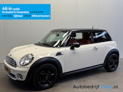 MINI 3-Deurs - 1.6 Cooper Chili Automaat LEDER-PANORAMADAK-PDC-LMV-NW KETTING