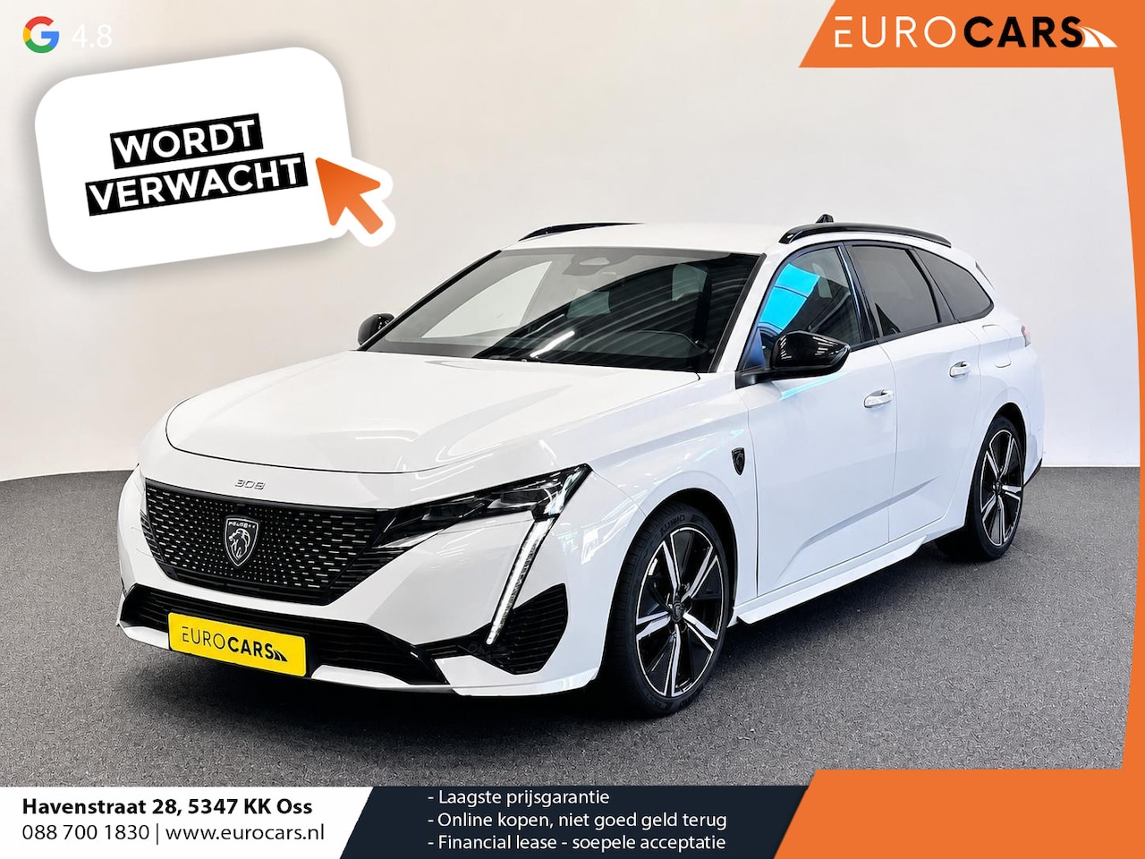 Peugeot 308 SW - 1.6 Plug-in Hybrid 225 GT Navigatie Apple Carplay/Android Auto Camera Parkeersensoren Adap - AutoWereld.nl