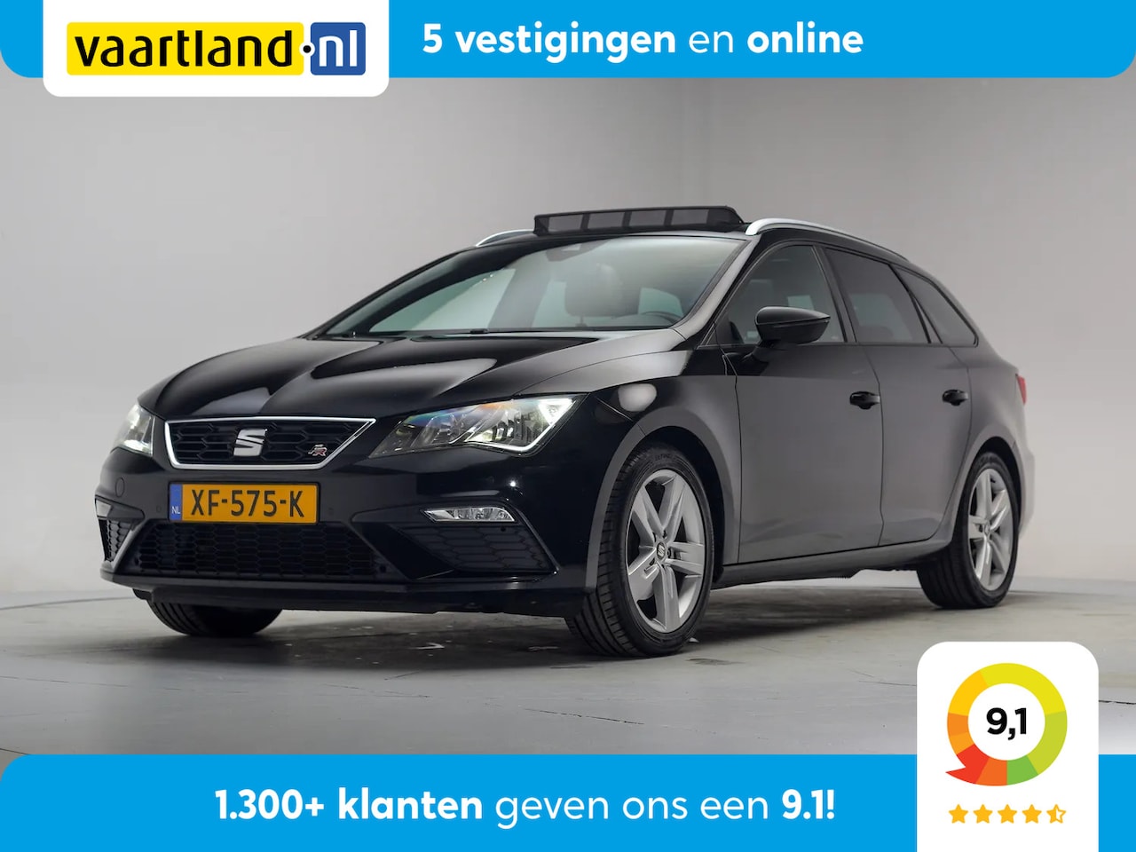 SEAT Leon - 1.5 TSI 150pk FR Business Intense.Aut. [ Panorama Apple/Android Camera Clima ] - AutoWereld.nl