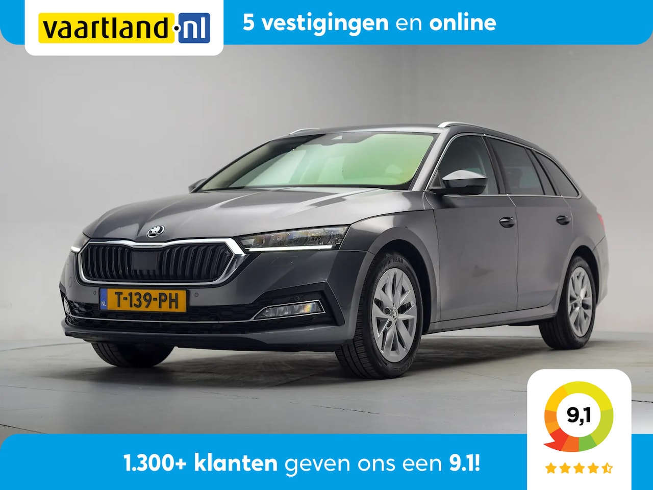 Skoda Octavia Combi - 1.0 TSI Business Edition Plus Aut. [ LED Trekhaak Apple/Android Adapt.cruise ] - AutoWereld.nl