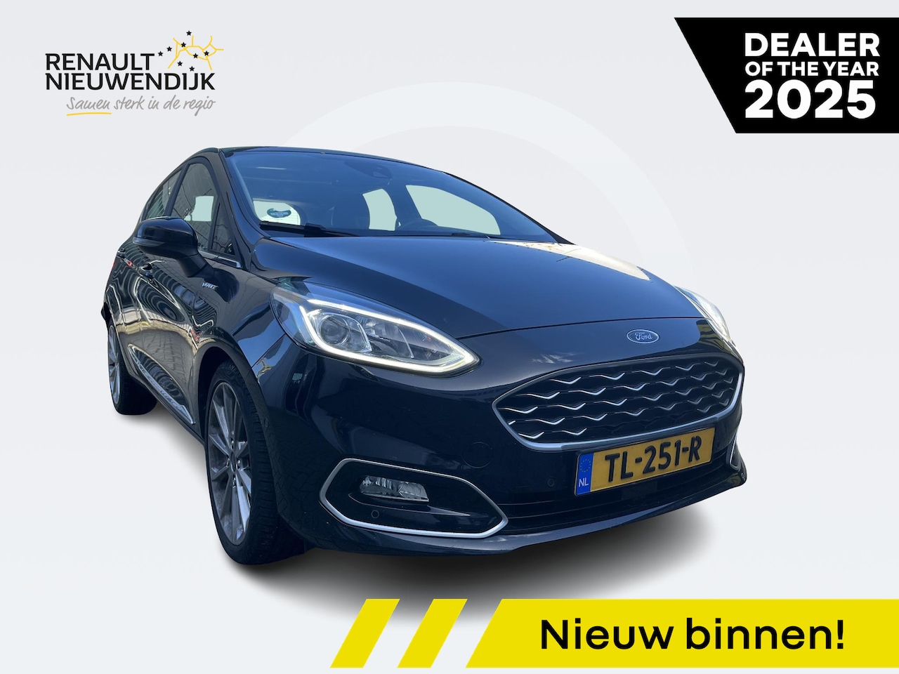 Ford Fiesta - 1.0 EcoBoost Vignale AUTOMAAT l SCHUIF KANTEL DAK l LEDER - AutoWereld.nl