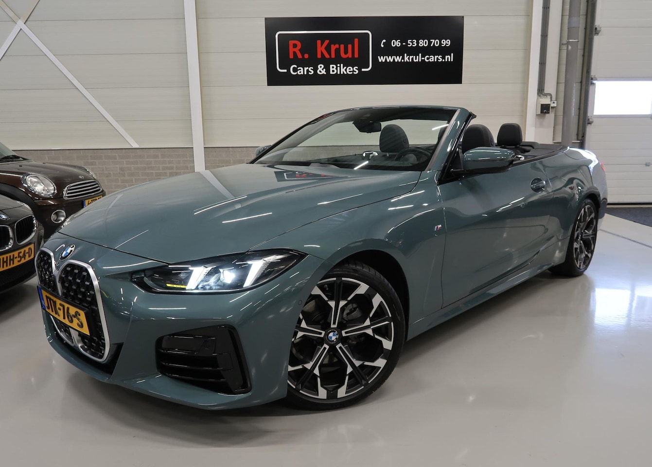 BMW 4-serie Cabrio - 420i High Executive M-Sport Sportstoelen Camera Curved dash Navigatie Airco-ecc 19 inch Sp - AutoWereld.nl