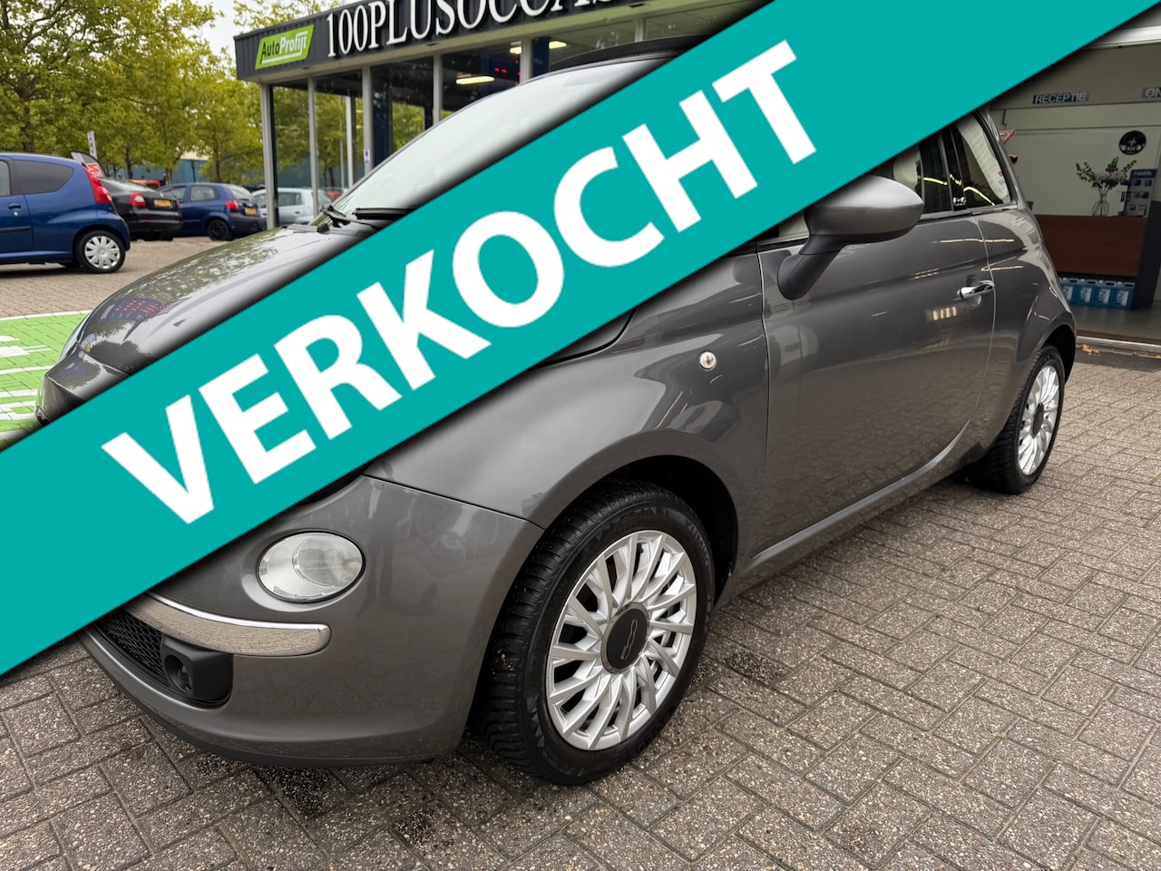 Fiat 500 - 1.2 Lounge | Nwe apk | Airco | Cabrio | - AutoWereld.nl