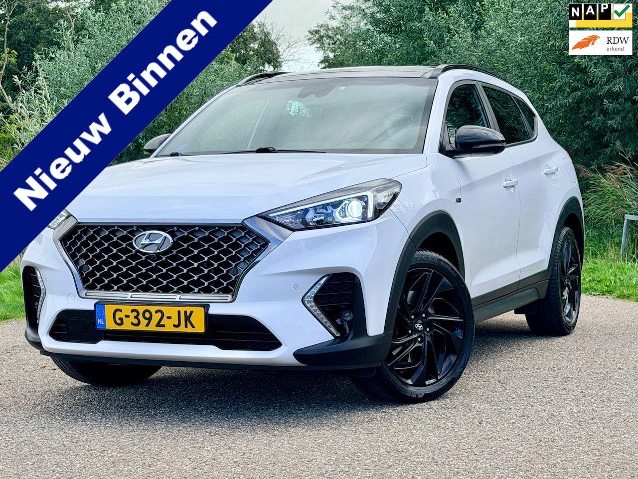 Hyundai Tucson - 1.6 T-GDI N-Line Automaat Panodak Stoelverwarming Carplay Trekhaak NL Auto NAP - AutoWereld.nl