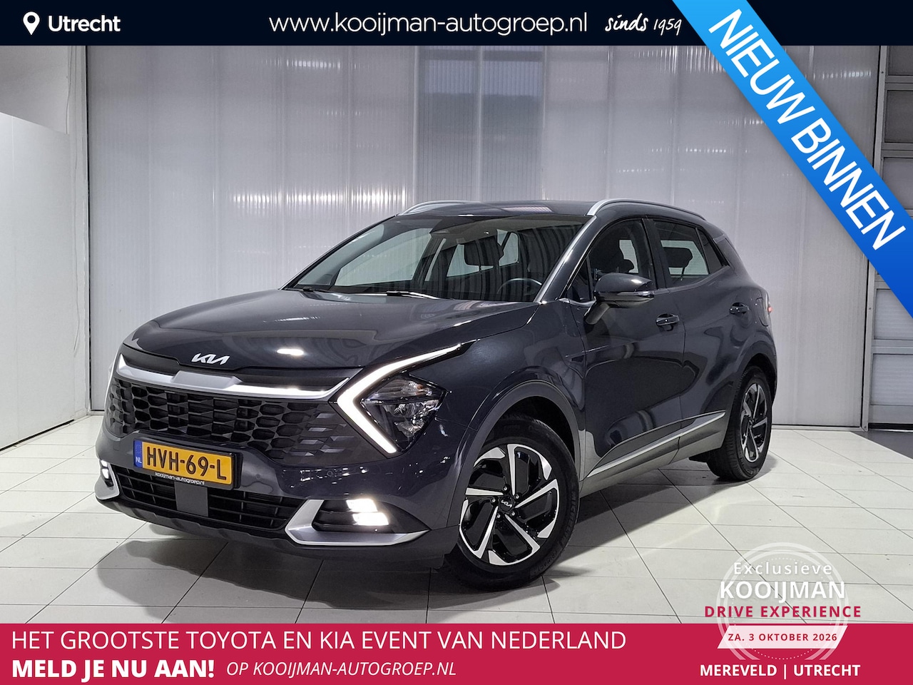 Kia Sportage - 1.6 T-GDi MHEV DynamicLine Trekhaak, Apple Carplay/Android Auto, Navigatie, Camera. - AutoWereld.nl