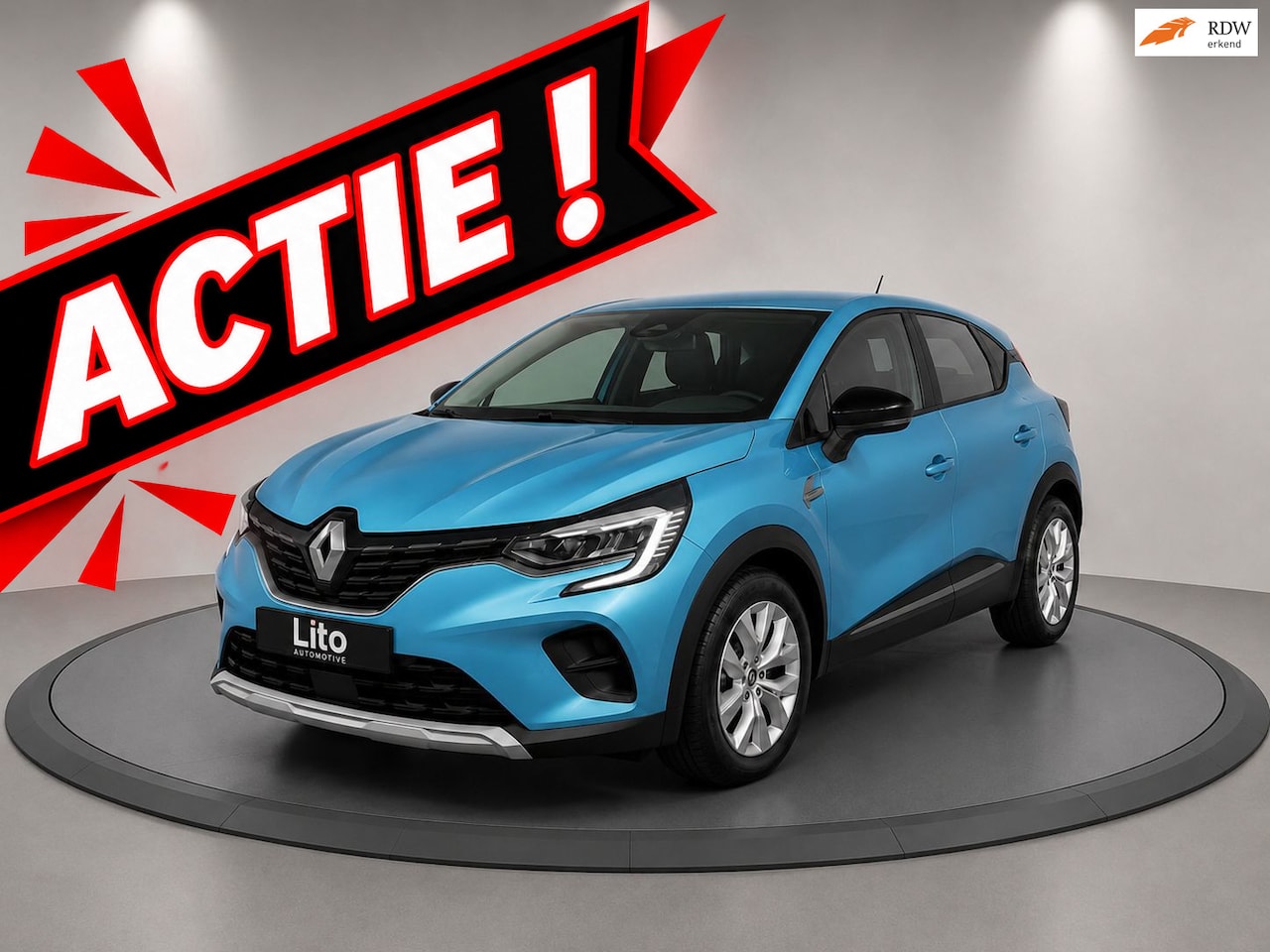Renault Captur - 1.0 TCe 90 Business|NAVOI|AIRCO|BLEU| - AutoWereld.nl