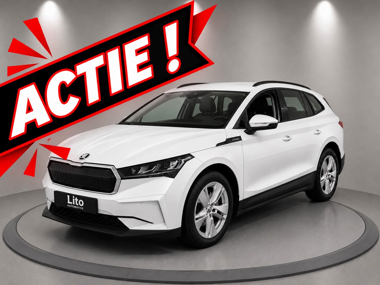 Skoda Enyaq iV - 60|PANO|1/2 LEDER|AIRCO|NAVI|NL-AUTO|NAP| - AutoWereld.nl