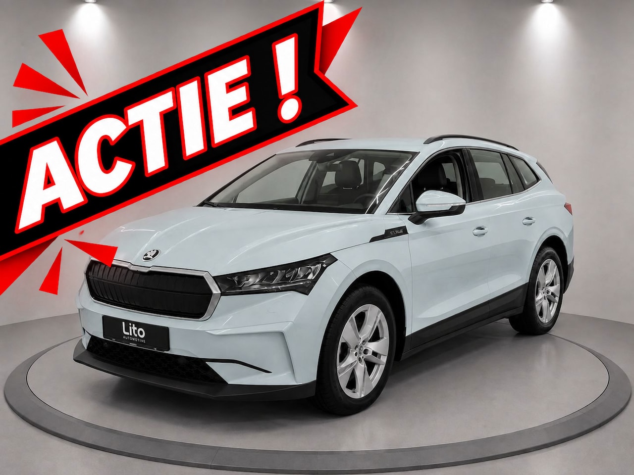Skoda Enyaq iV - 60|LEDER|NAVI|AIRCO|NL-AUTO|NAP|ELECTRIC| - AutoWereld.nl