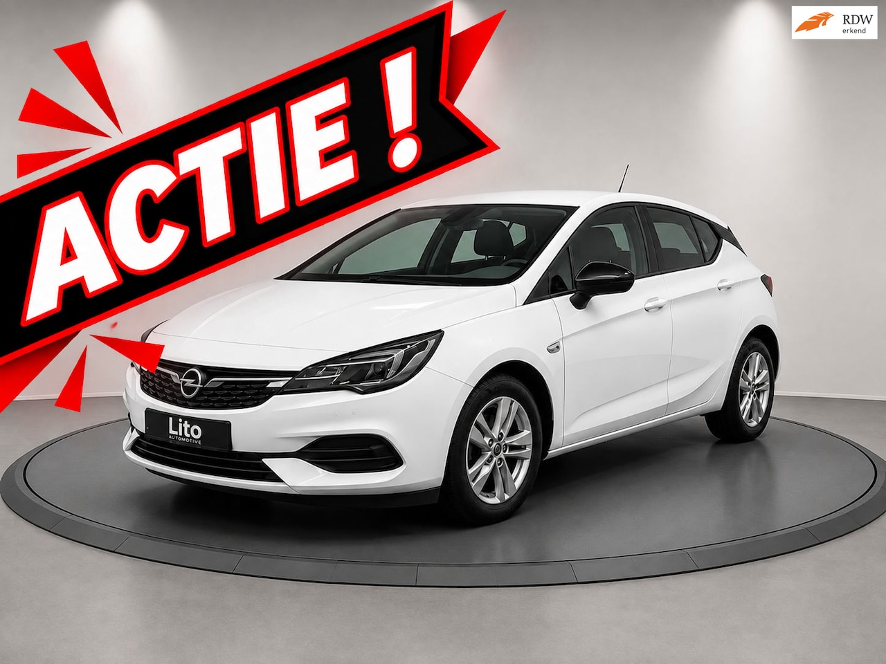 Opel Astra - 1.2 Edition|NAVI|AIRCO|WHITE|CRUISE| - AutoWereld.nl