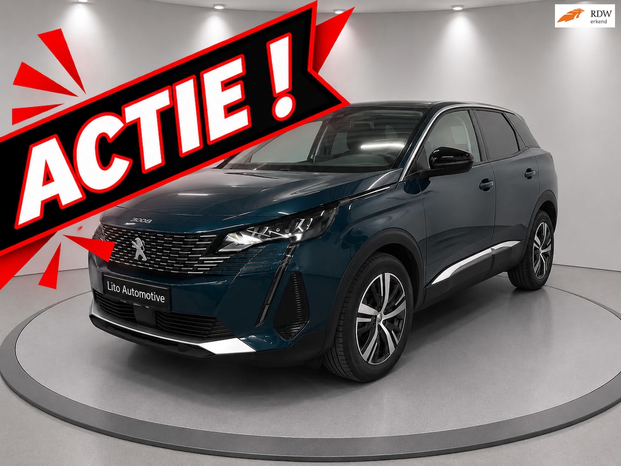 Peugeot 3008 - 1.2 PureTech Allure Pack Business|1/2 LEDER|AUTOMAAT| - AutoWereld.nl