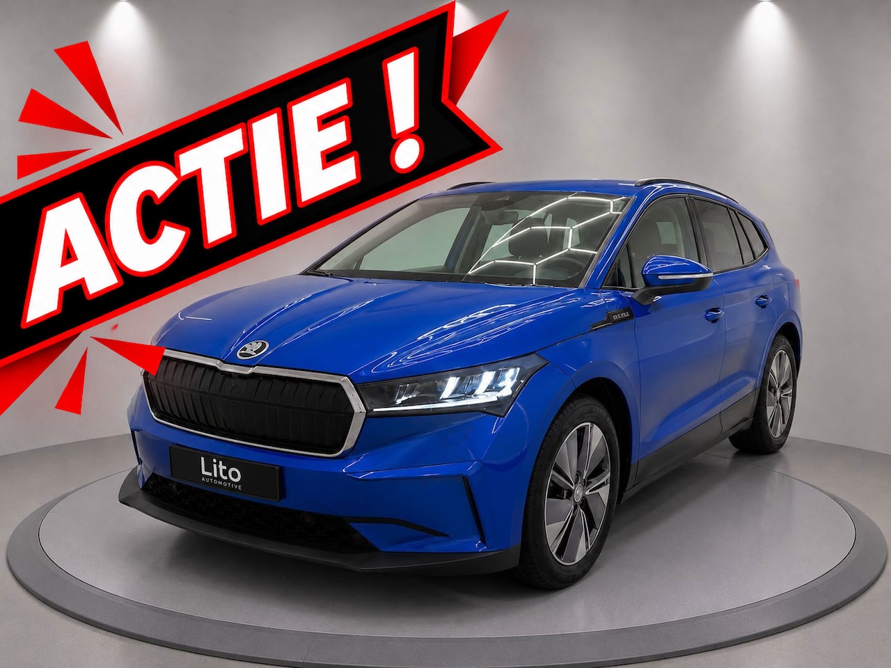 Skoda Enyaq iV - 60|1/2 LEDER|AIRCO|NAVI|NL-AUTO|NAP| - AutoWereld.nl