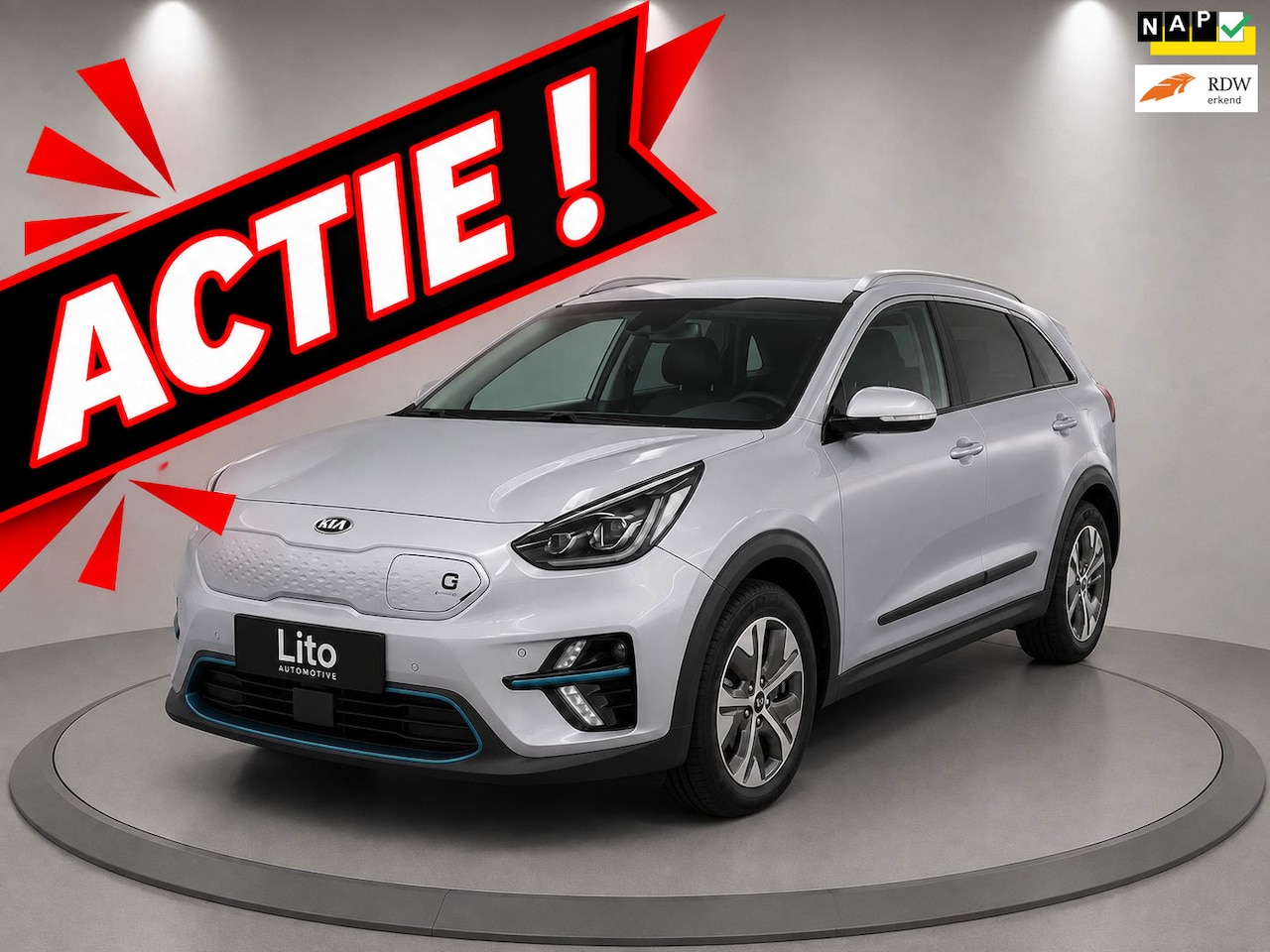 Kia e-Niro - DynamicPlusLine 64 kWh|PANO|NLAUTO|NAP|ELECTRIC| - AutoWereld.nl