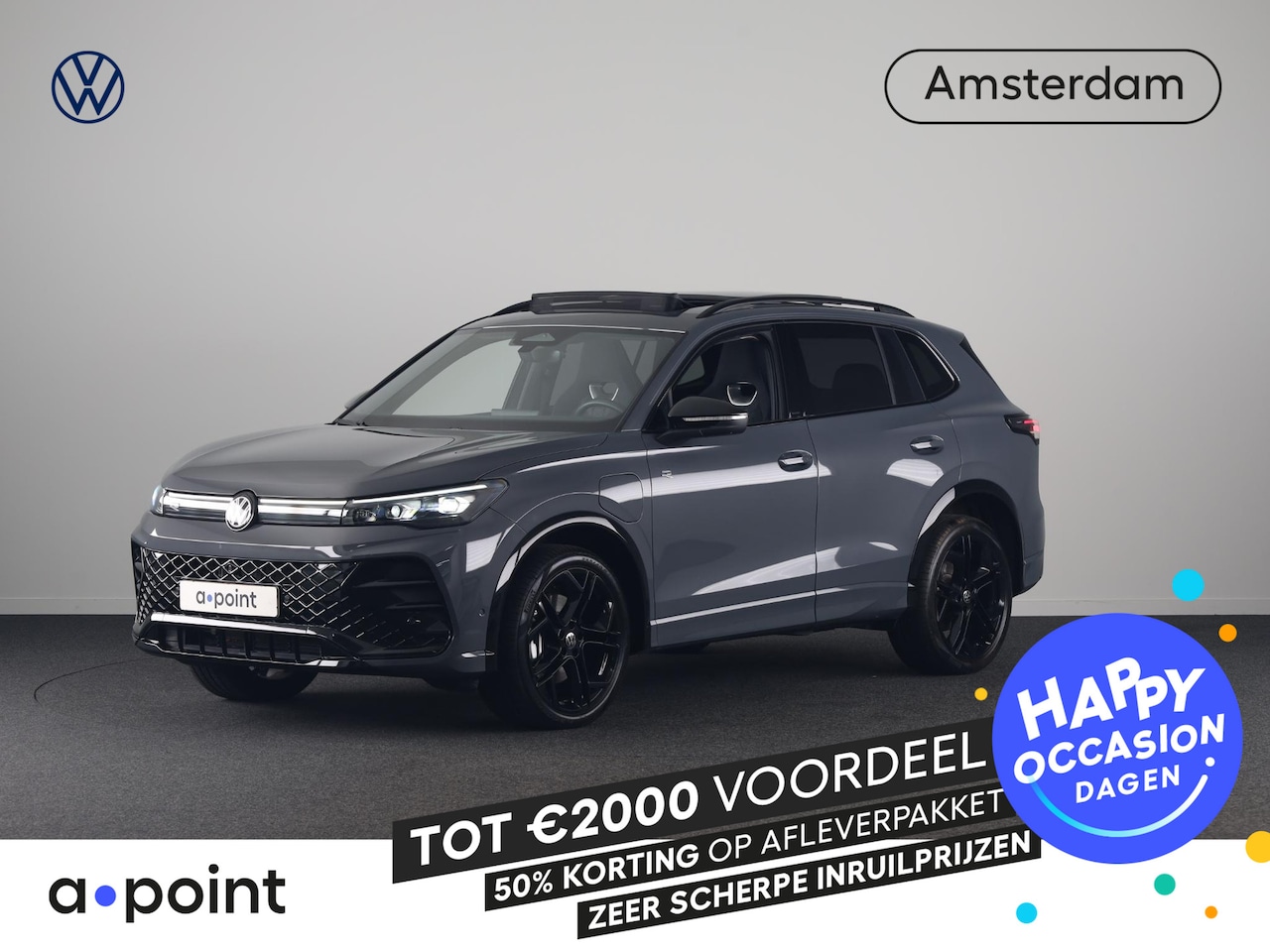Volkswagen Tiguan - 1.5 eHybrid R-Line Edition 204 pk Automaat (DSG) | Verlengde garantie | Navigatie | Panora - AutoWereld.nl