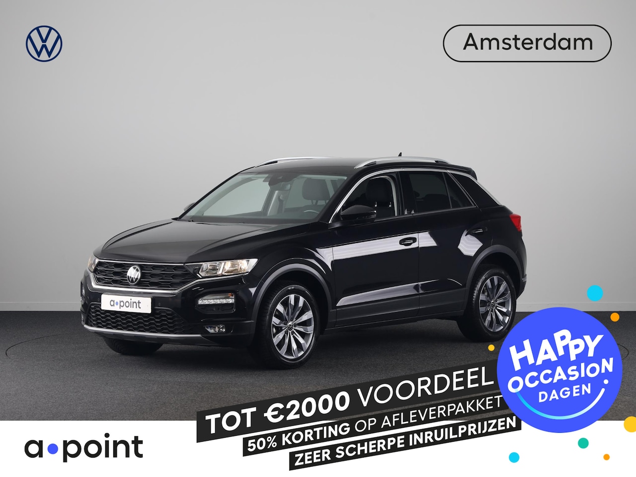 Volkswagen T-Roc - 1.5 TSI Style Business 150 PK | Automaat (DSG) | Navigatie | Camera | Extra getint glas - AutoWereld.nl