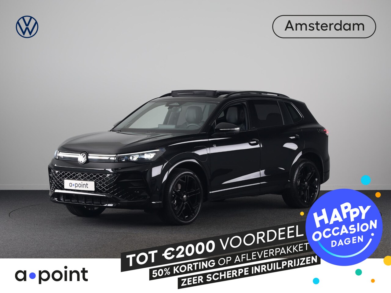 Volkswagen Tiguan - 1.5 eHybrid R-Line Edition 272 pk Automaat (DSG) | Verlengde garantie | Navigatie | Panora - AutoWereld.nl