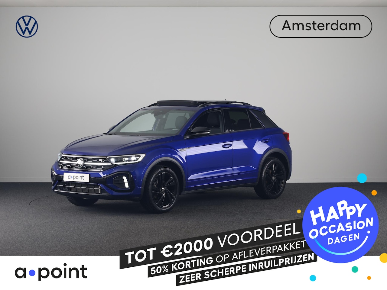 Volkswagen T-Roc - 1.5 TSI R-Line 150 pk Automaat (DSG) | Verlengde garantie | Navigatie | Panoramadak | Trek - AutoWereld.nl