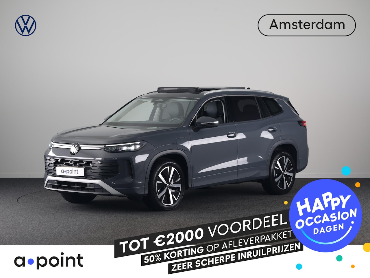 Volkswagen Tayron - 1.5 eHybrid Life Edition 204 pk Automaat (DSG) | Verlengde garantie | Navigatie | Panorama - AutoWereld.nl